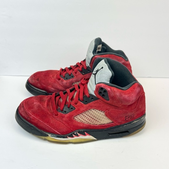 Nike Air Jordan 5 Retro 'Raging Bull' 2021  DD0587-600 Shoes LEGIT Men’s Sz 10.5 - Picture 8 of 8